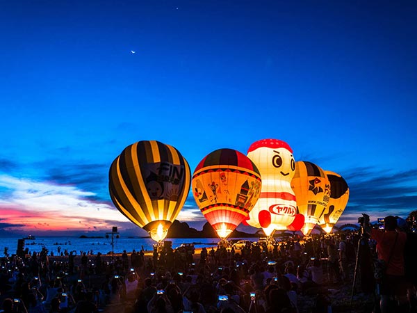 The tour offered VR hot air balloon rides at 7 locations across Taiwan to promote Taitung.