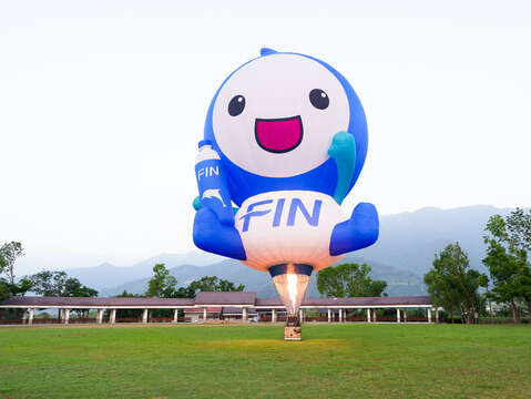 FIN水寶造型熱氣球將於7月5日開幕正式首亮相_照片由黑松股份有限公司提供