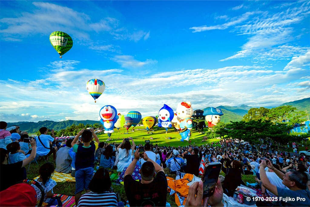 2025臺灣國際熱氣球嘉年華攜手超人氣IP「哆啦A夢」_圖片為臺東縣政府提供