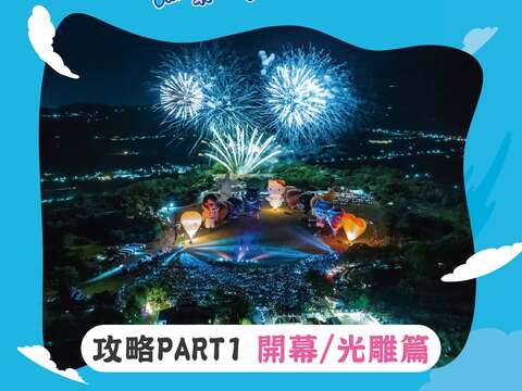 Part 1｜開幕/光雕篇_圖片取自臺灣國際熱氣球嘉年華 FB